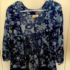 Navy Roxy kimono
